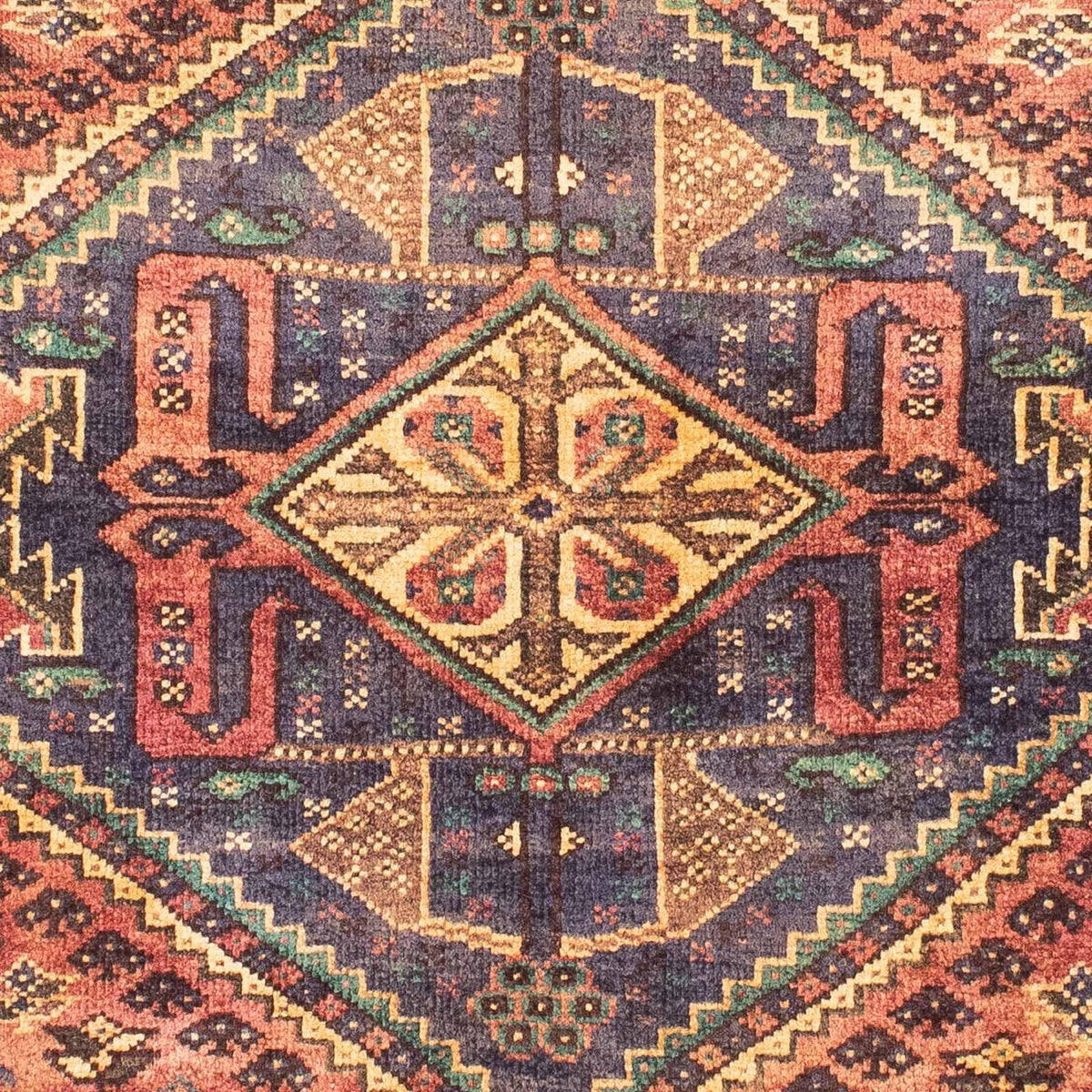 Tappeto Persero - Nomade - 155 x 113 cm - rosso chiaro