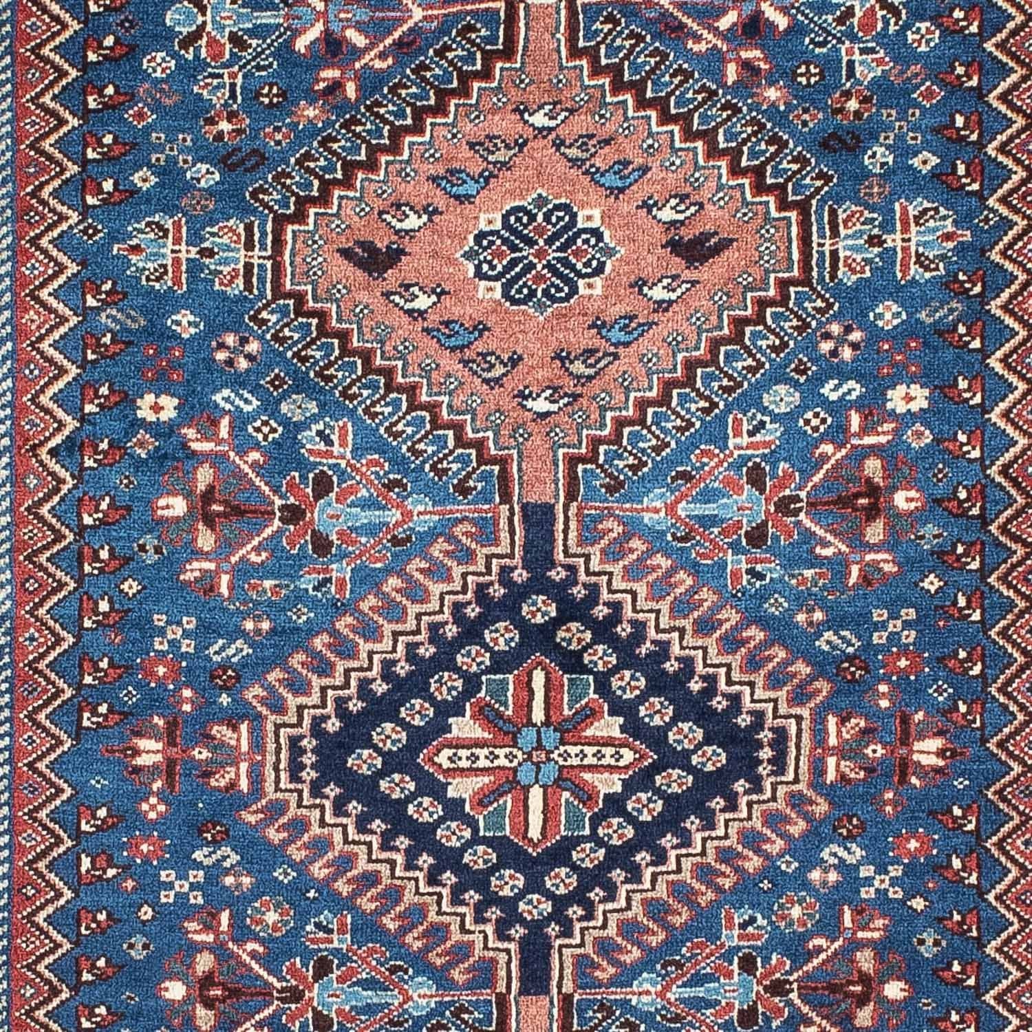Tappeto corsia Tappeto Persero - Nomade - 183 x 78 cm - blu