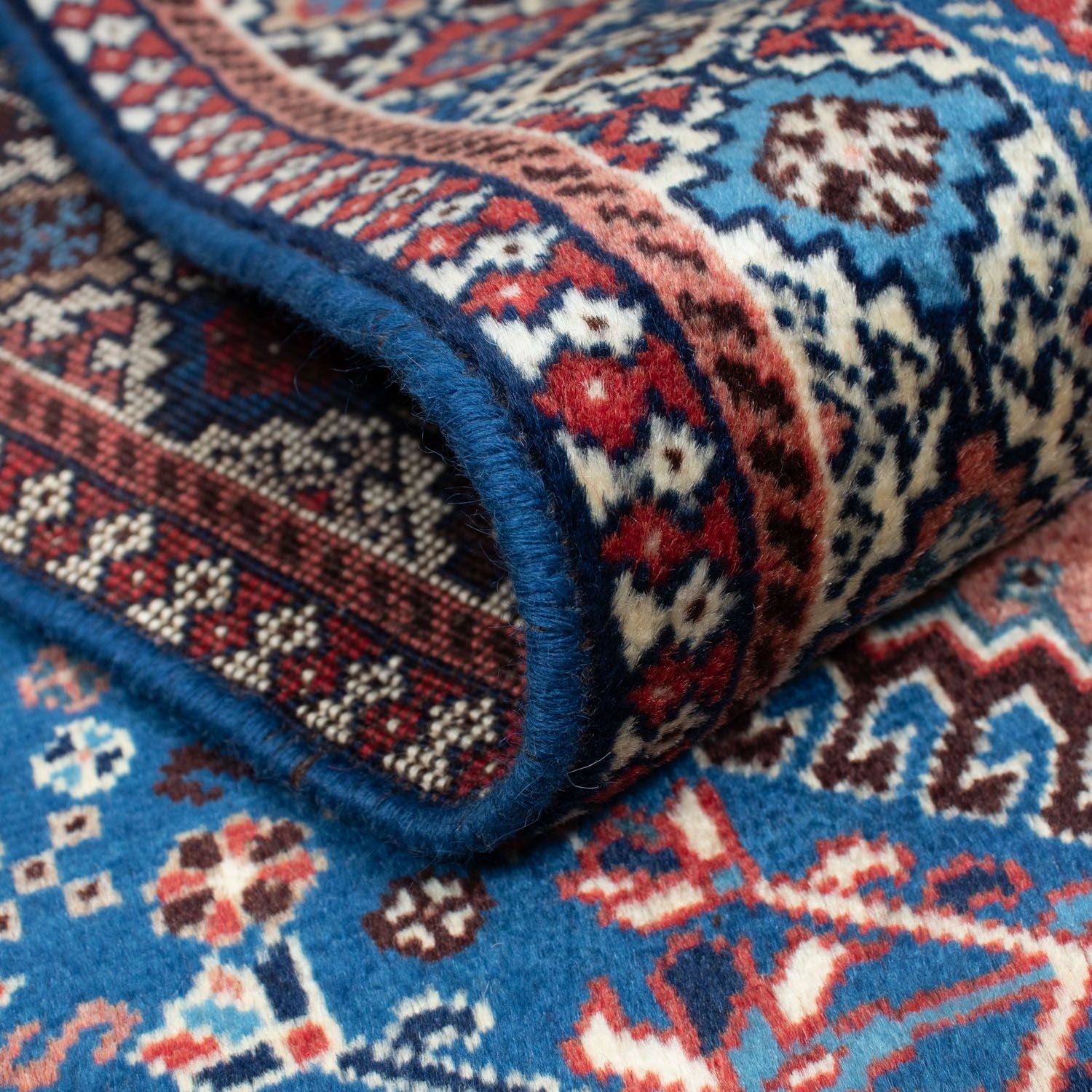 Tappeto corsia Tappeto Persero - Nomade - 183 x 78 cm - blu