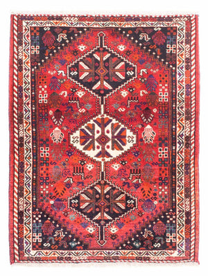 Tappeto Persero - Nomade - 153 x 120 cm - rosso scuro