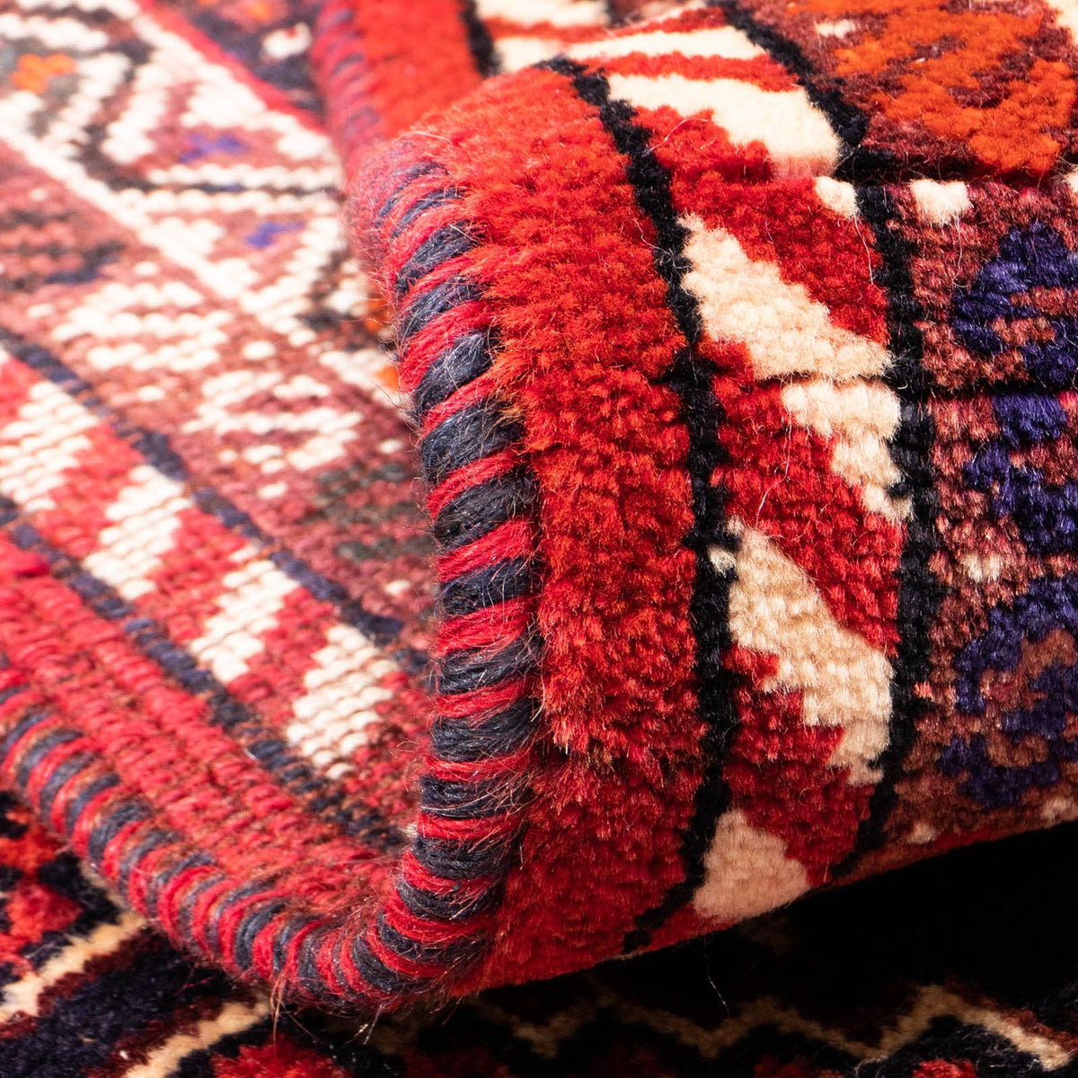 Tappeto Persero - Nomade - 153 x 120 cm - rosso scuro