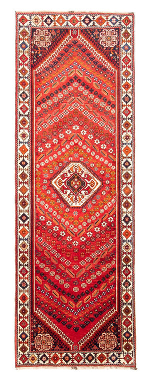 Tappeto corsia Tappeto Persero - Nomade - 301 x 104 cm - rosso scuro