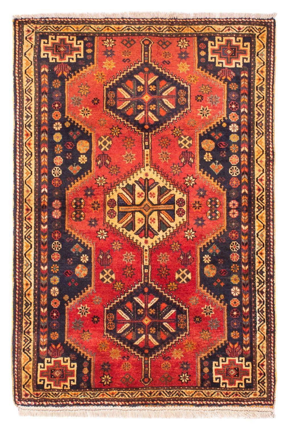 Tappeto Persero - Nomade - 170 x 116 cm - rosso scuro