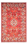 Shiraz Tappeto 110x159cm - Tappeto persiano - Rettangolo / Rosso / 110 x 159 cm Rettangolo