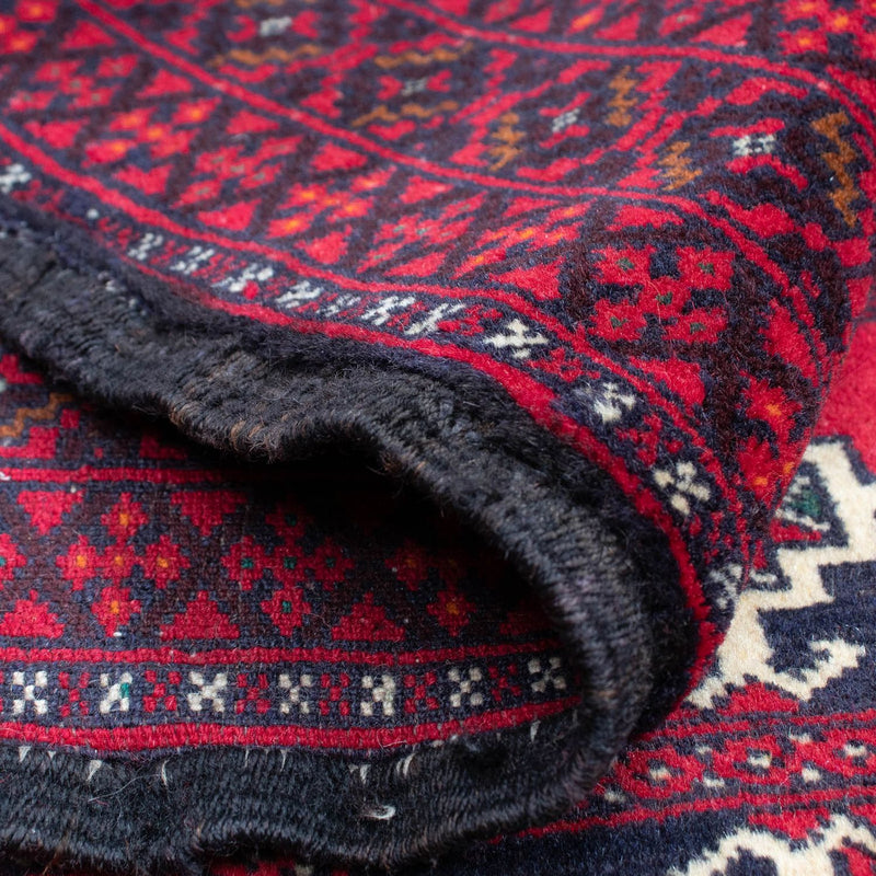 Tappeto Belutsch - 137 x 97 cm - rosso scuro