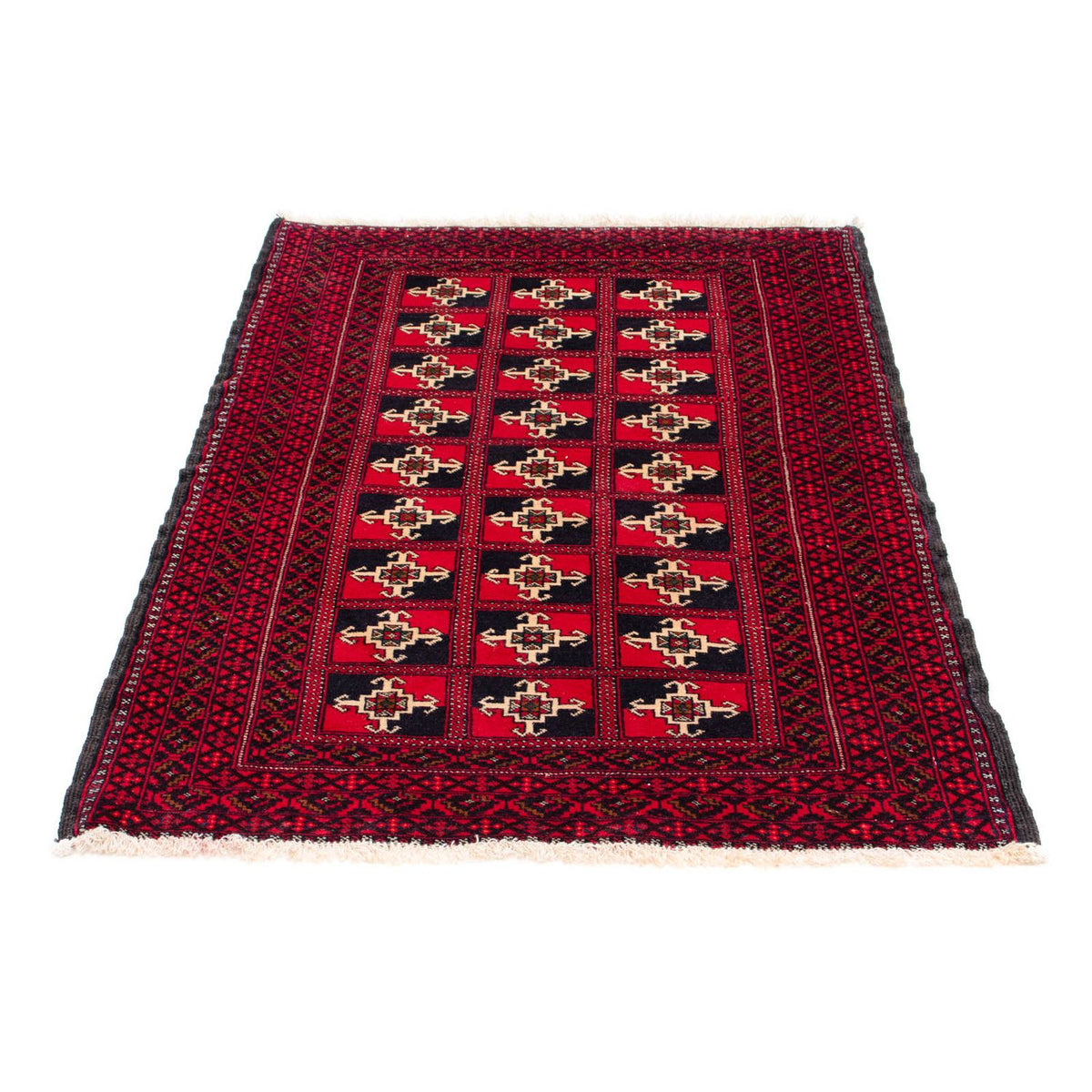 Tappeto Belutsch - 137 x 97 cm - rosso scuro