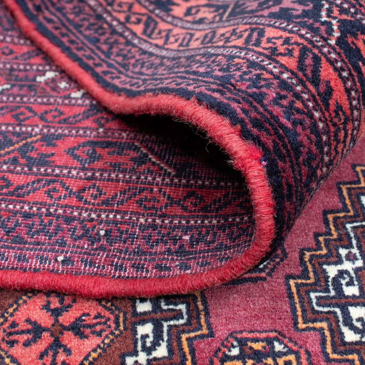 Tappeto Belutsch - 167 x 116 cm - rosso scuro