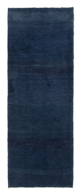 Tappeto corsia Tappeto Gabbeh - Persero - 228 x 80 cm - blu scuro
