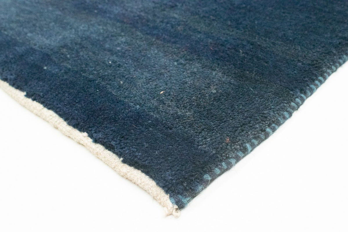Tappeto corsia Tappeto Gabbeh - Persero - 228 x 80 cm - blu scuro