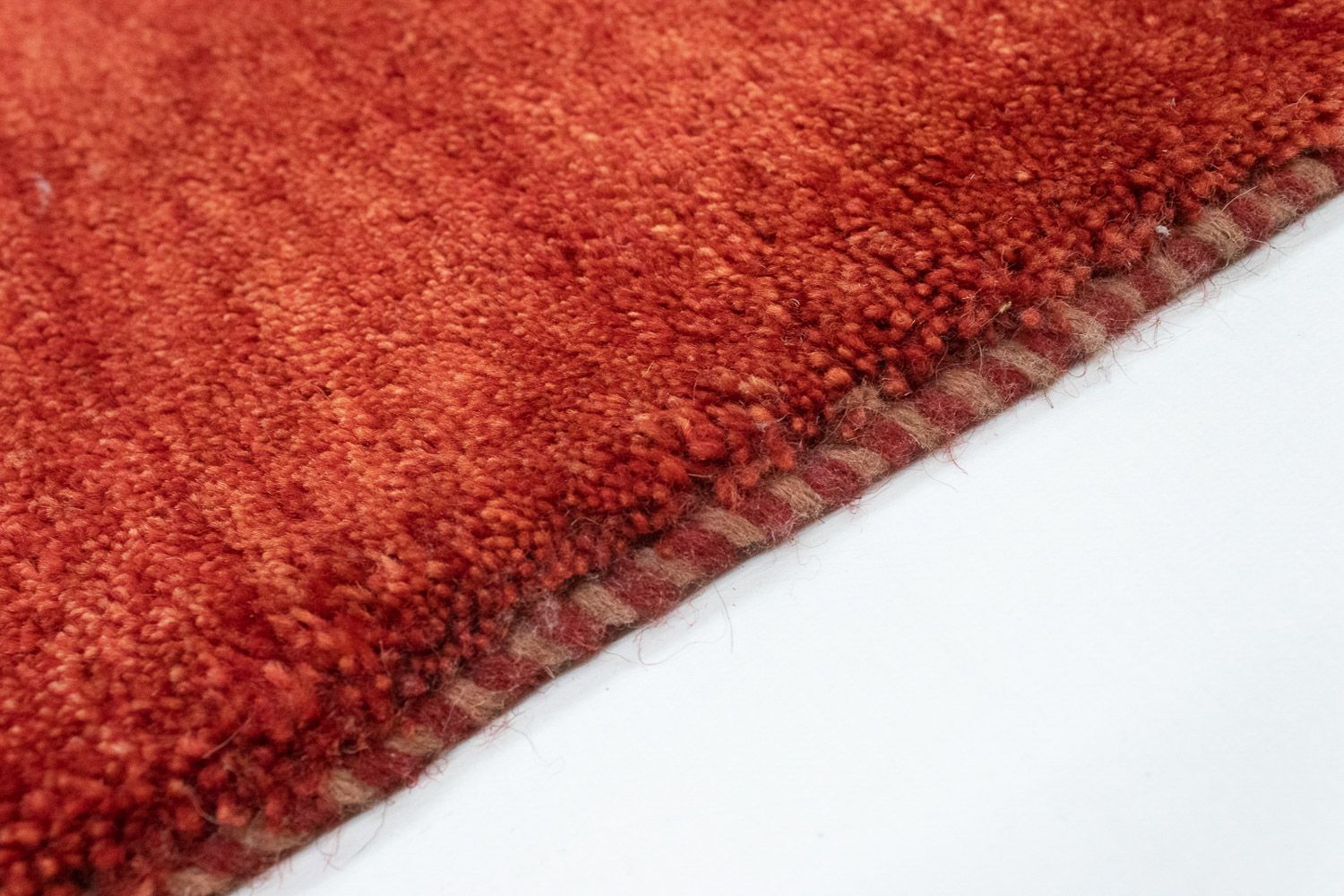 Tappeto corsia Tappeto Gabbeh - Persero - 215 x 72 cm - rosso