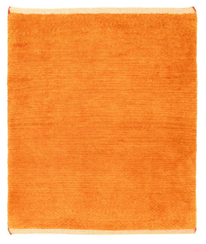 Tappeto Gabbeh - Persero quadrato  - 94 x 80 cm - oro