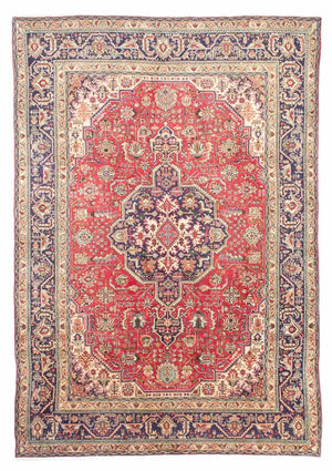 Tappeto Persero - Tabriz - 297 x 204 cm - rosso