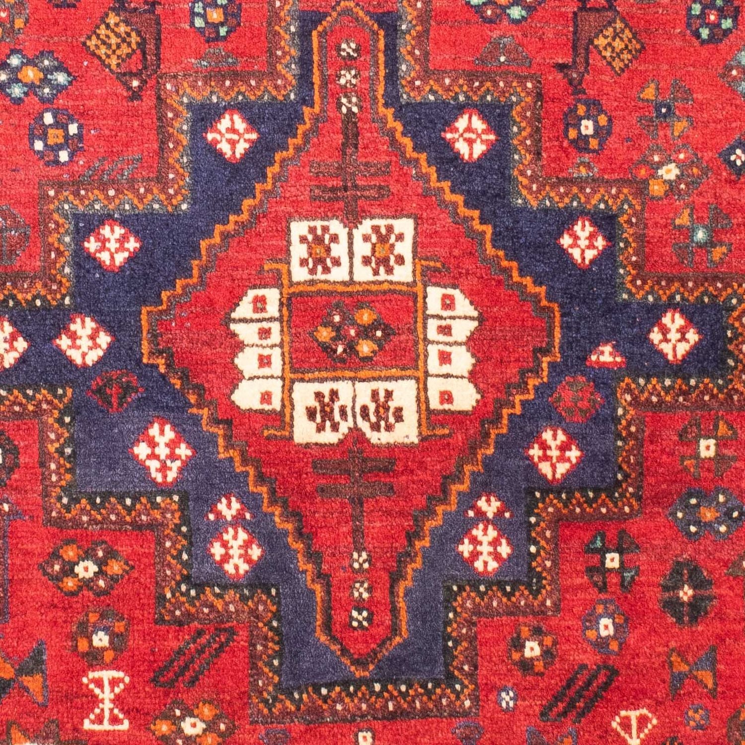 Tappeto Persero - Nomade - 159 x 121 cm - rosso scuro