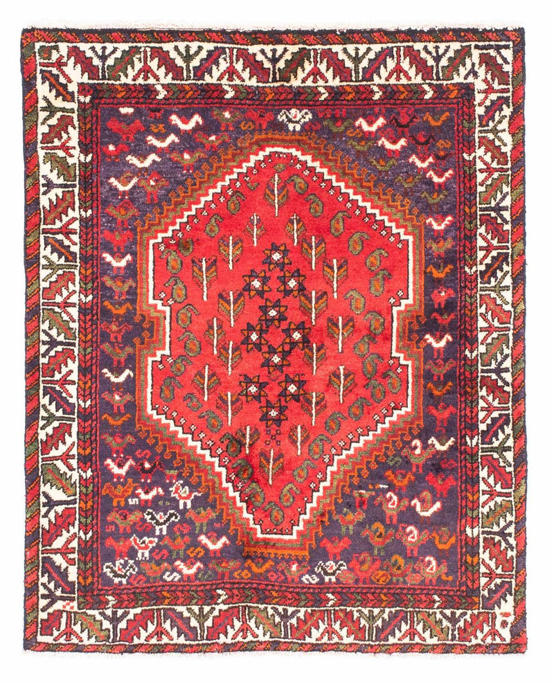 Tappeto Persero - Nomade - 139 x 111 cm - rosso scuro