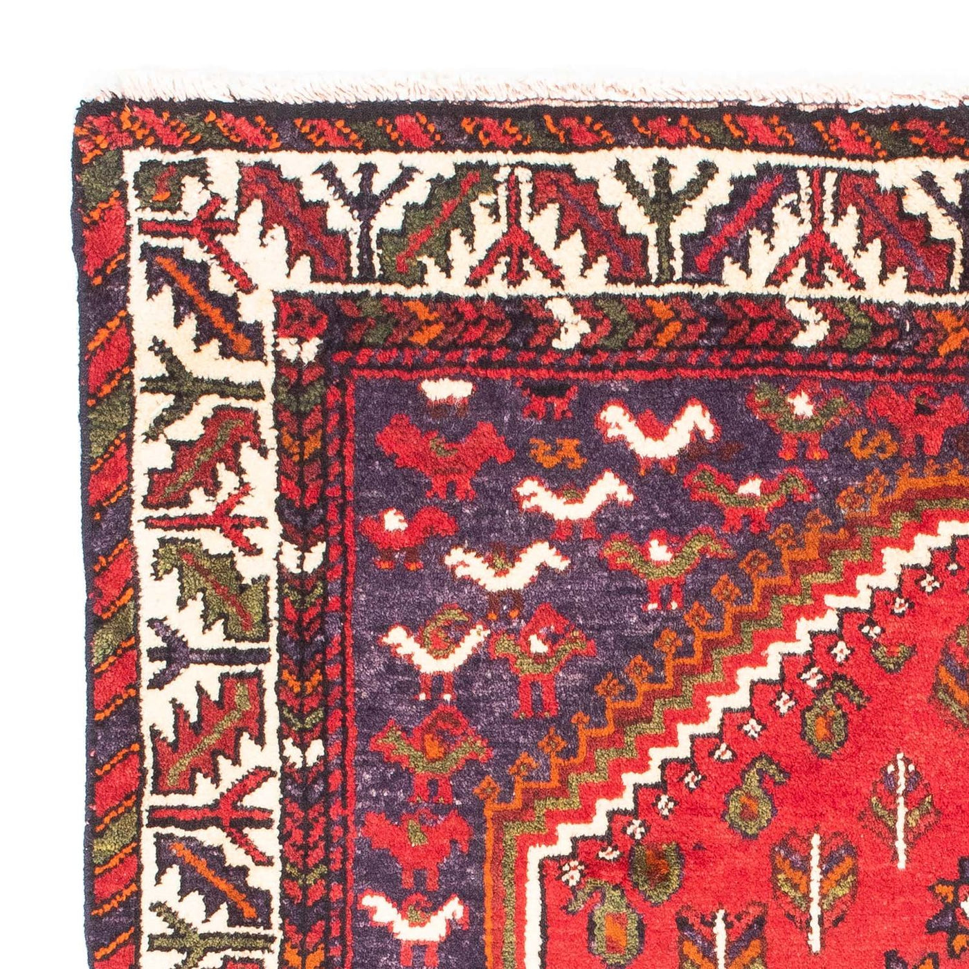 Tappeto Persero - Nomade - 139 x 111 cm - rosso scuro