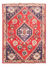 Shiraz Tappeto 116x160cm - Tappeto persiano - Rettangolo / Rosso scuro / 116 x 160 cm Rettangolo