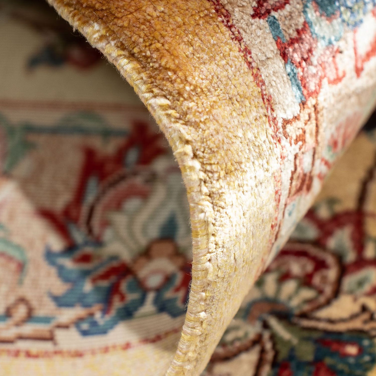 Tappeto Persero - Ghom - 82 x 59 cm - marrone chiaro