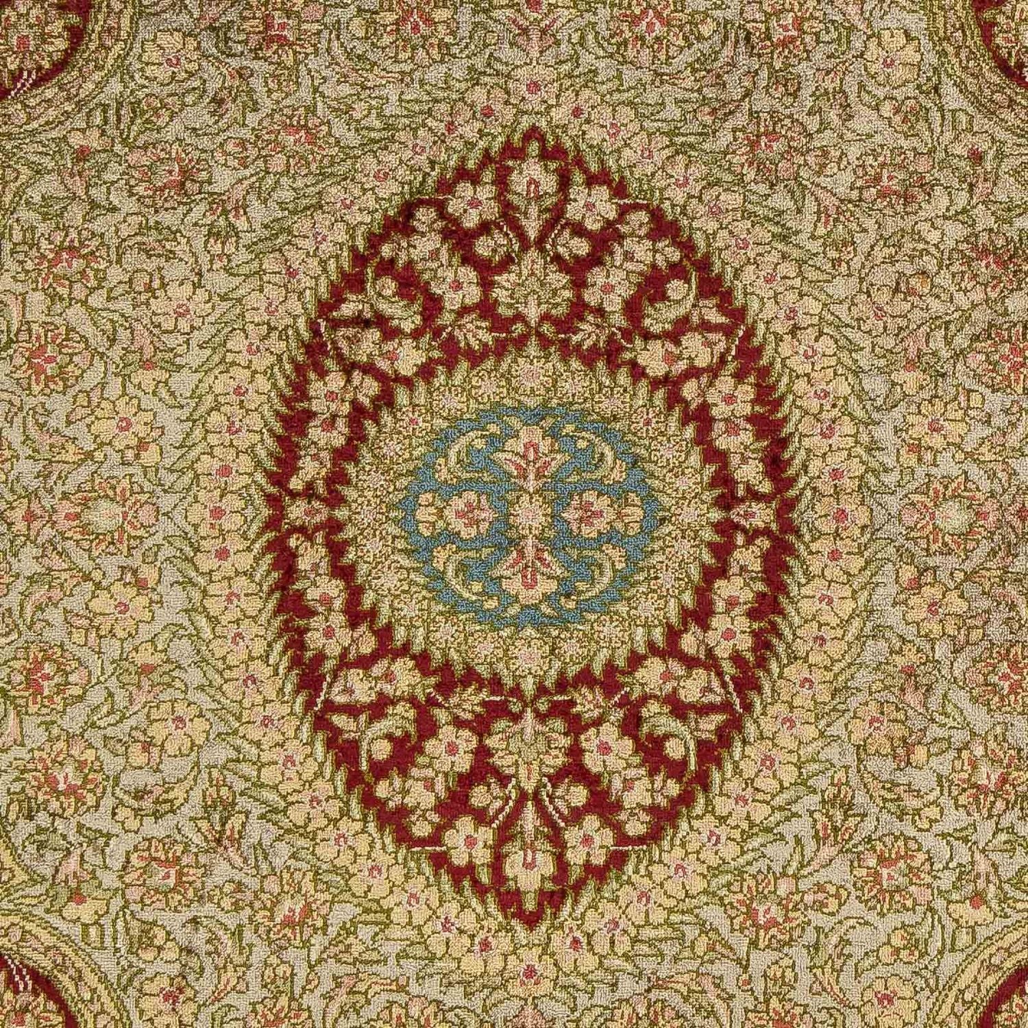 Tappeto Persero - Ghom - 78 x 58 cm - rosso scuro