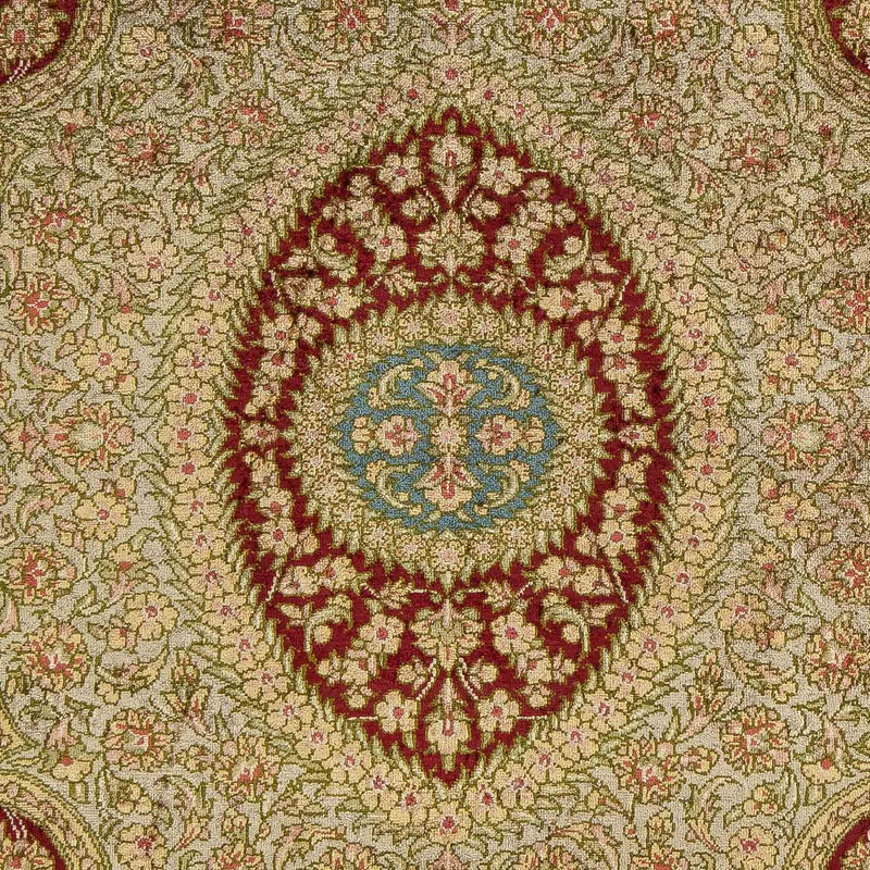 Tappeto Persero - Ghom - 78 x 58 cm - rosso scuro
