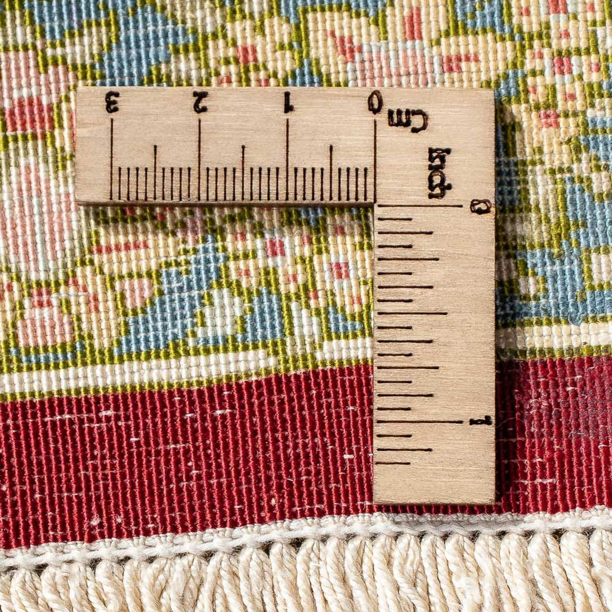 Tappeto Persero - Ghom - 78 x 58 cm - rosso scuro