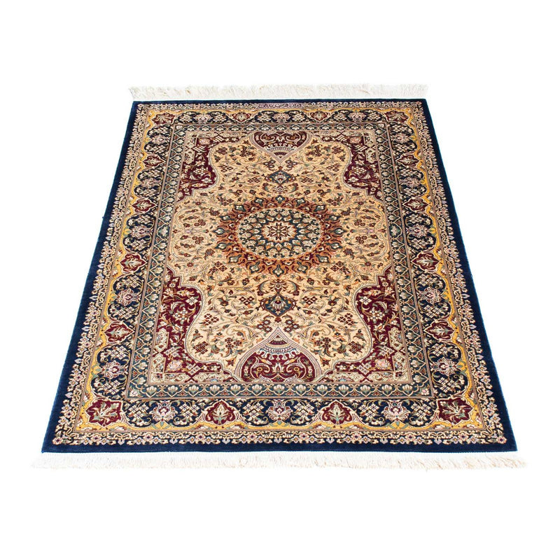 Tappeto Persero - Ghom - 123 x 77 cm - blu scuro