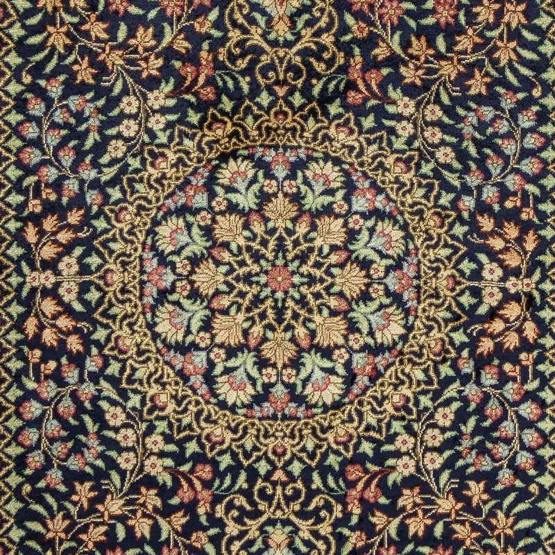Tappeto Persero - Ghom - 91 x 61 cm - blu scuro
