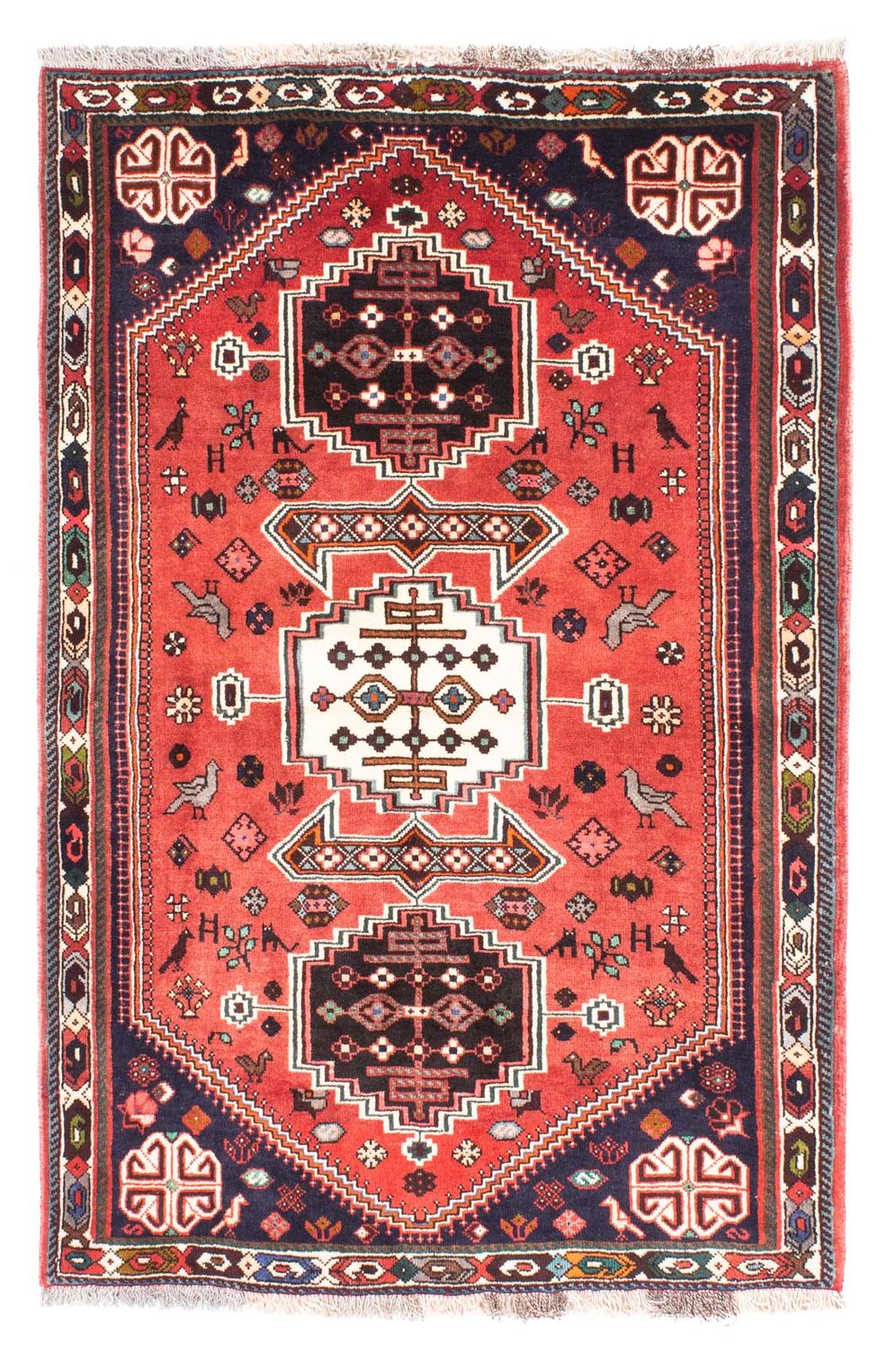 Tappeto Persero - Nomade - 170 x 116 cm - rosso scuro