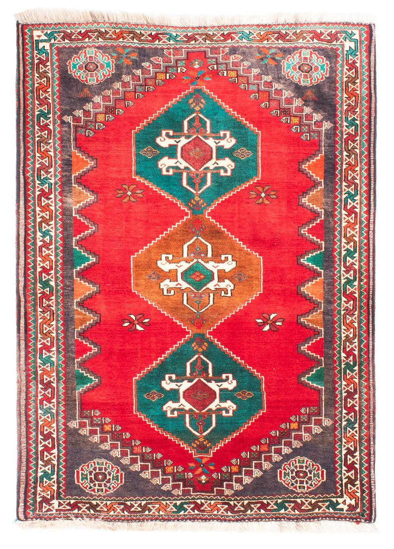 Tappeto Persero - Nomade - 160 x 110 cm - rosso scuro