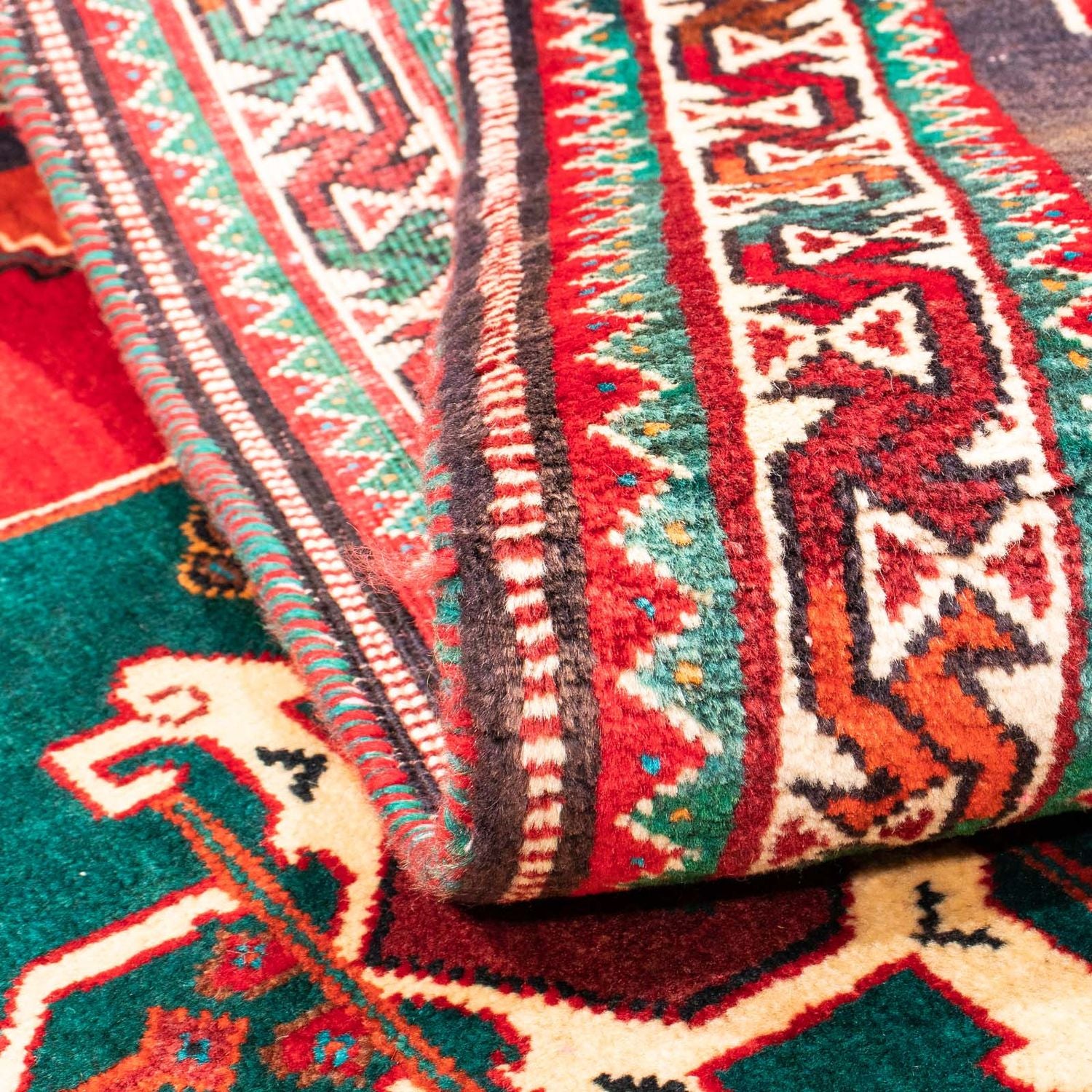 Tappeto Persero - Nomade - 160 x 110 cm - rosso scuro