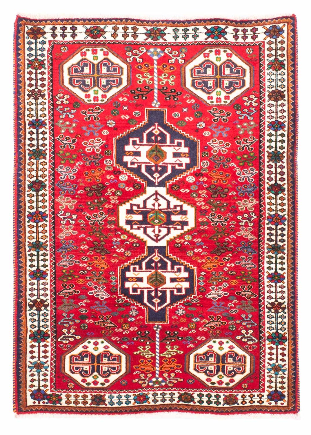 Tappeto Persero - Nomade - 158 x 112 cm - rosso scuro