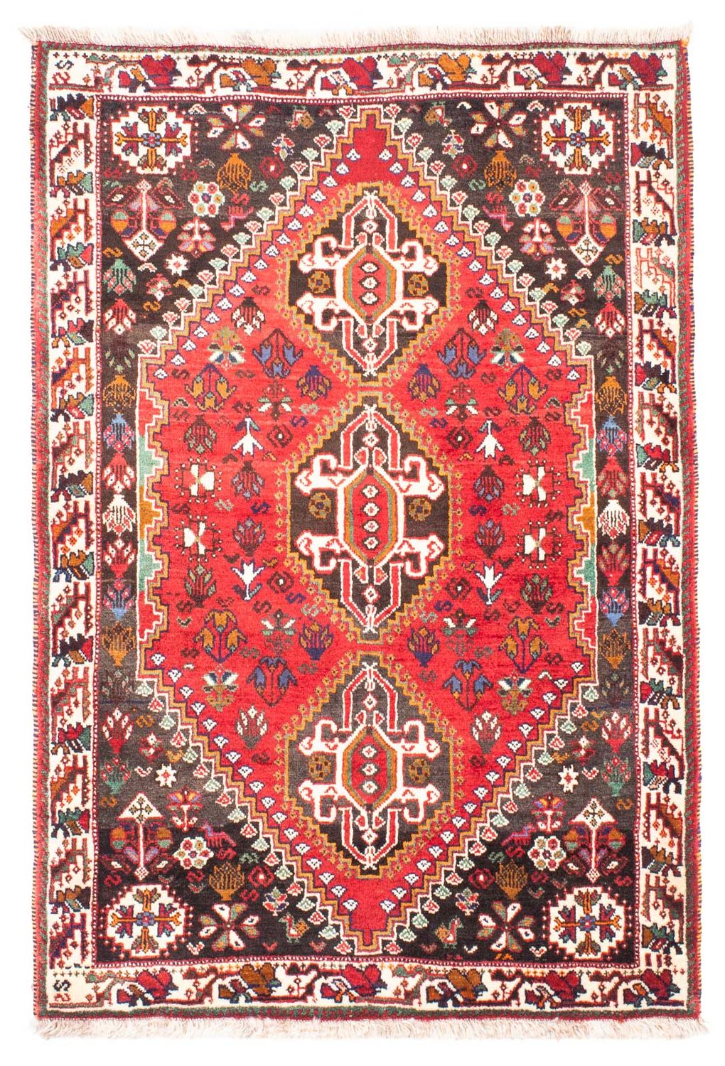 Tappeto Persero - Nomade - 162 x 114 cm - rosso scuro