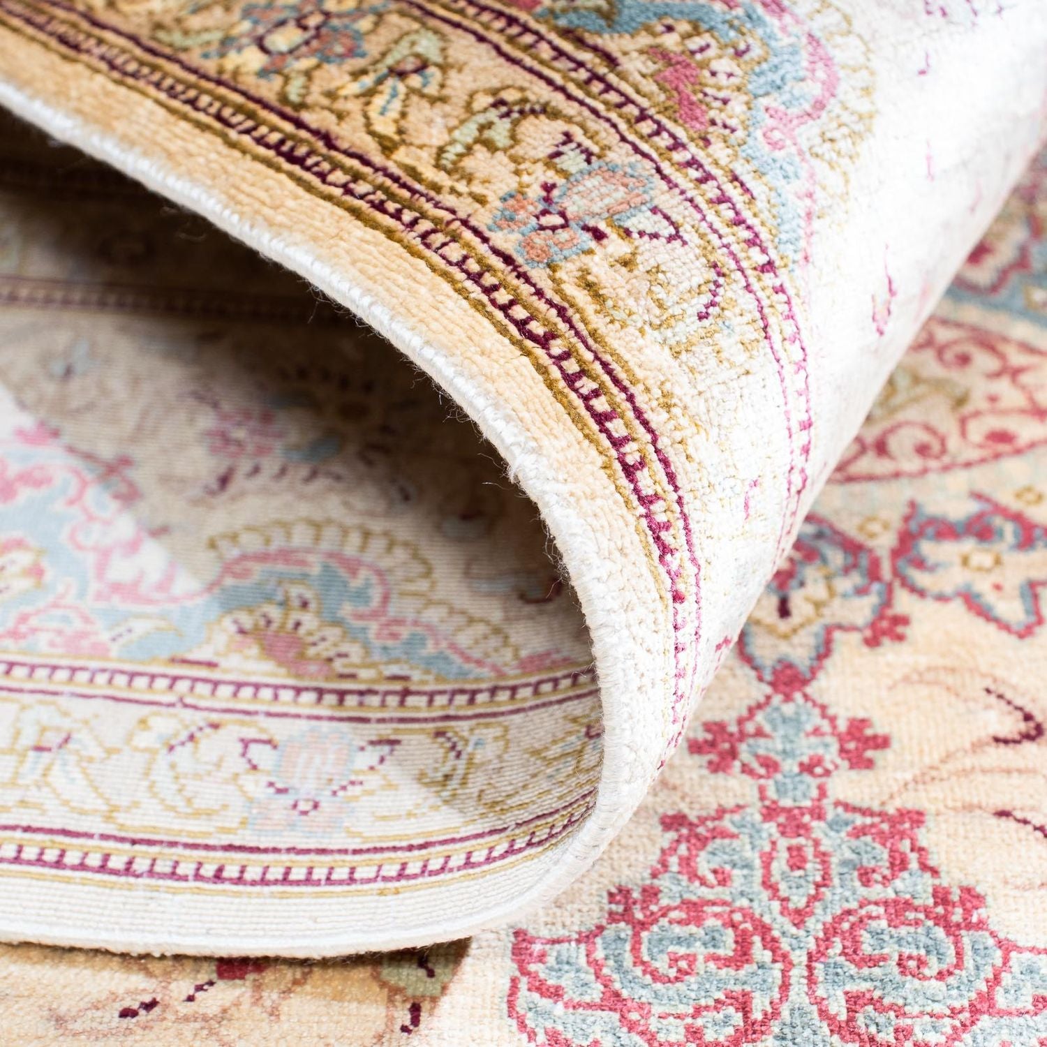 Tappeto Persero - Ghom - 143 x 103 cm - beige