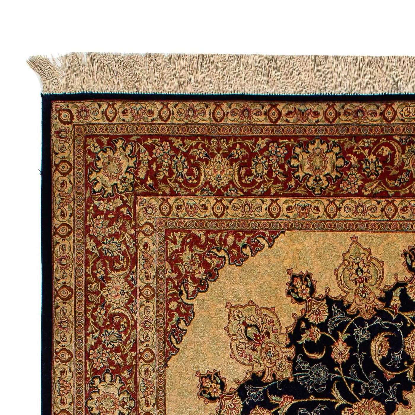 Qom seta Tappeto 216x132cm - Tappeto orientale