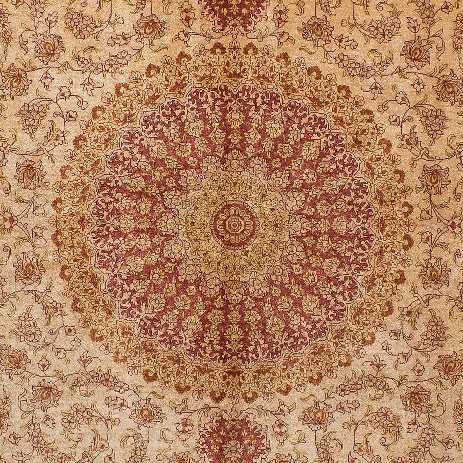 Tappeto di seta - Ghom seta - Premio - 237 x 154 cm - marrone