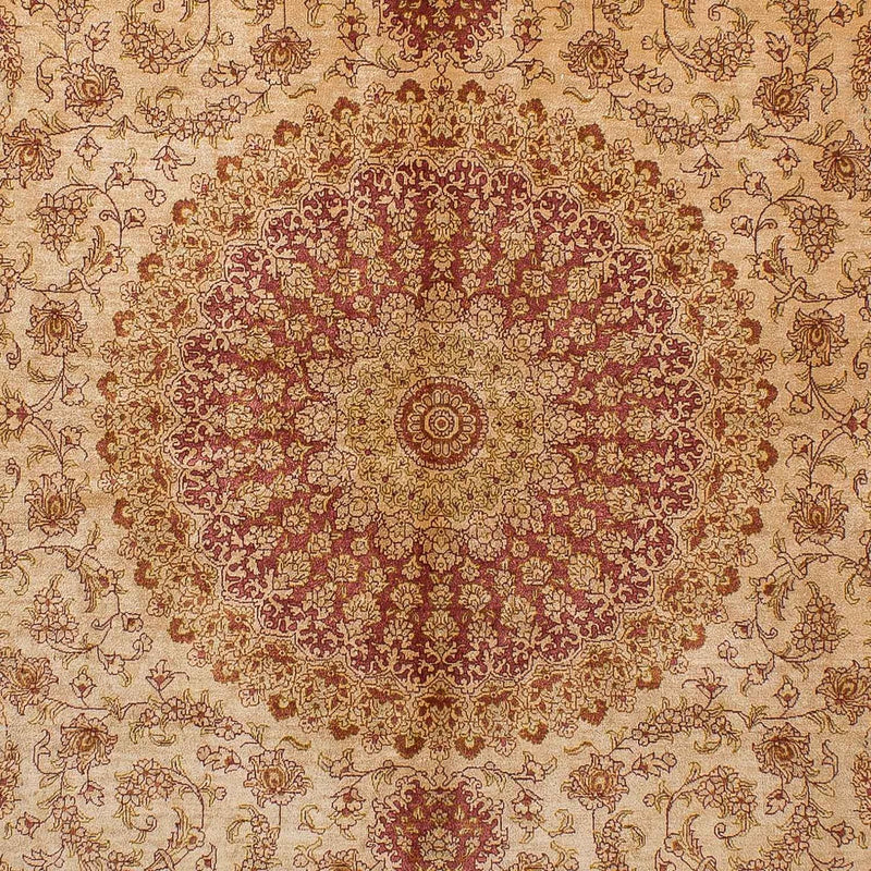 Tappeto di seta - Ghom seta - Premio - 237 x 154 cm - marrone