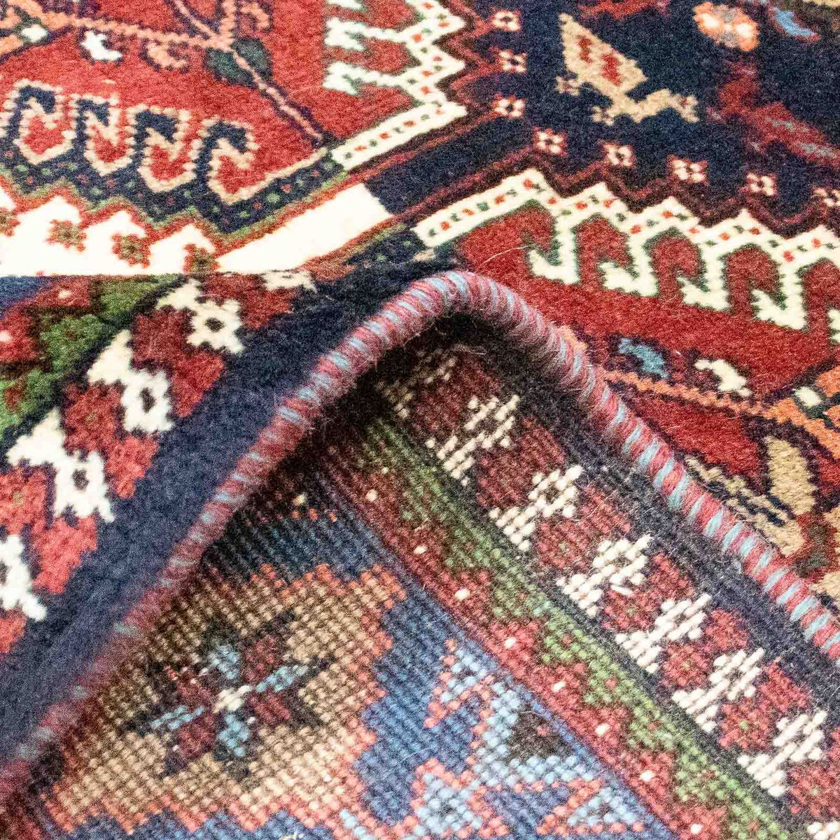 Tappeto Persero - Nomade - 217 x 130 cm - rosso scuro