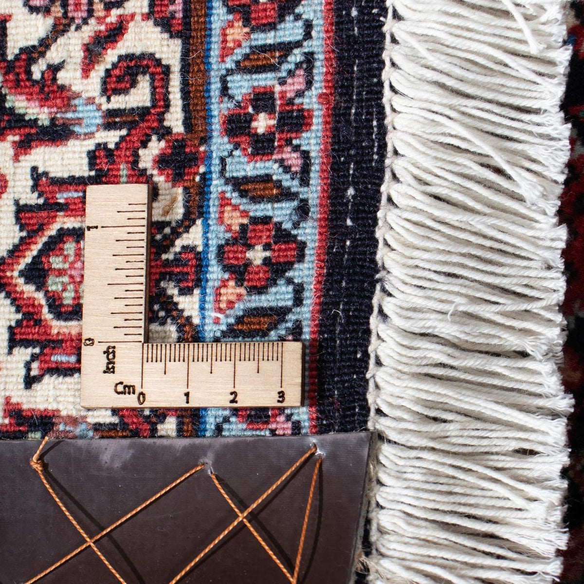 Tappeto corsia Tappeto Persero - Bidjar - 218 x 77 cm - blu scuro