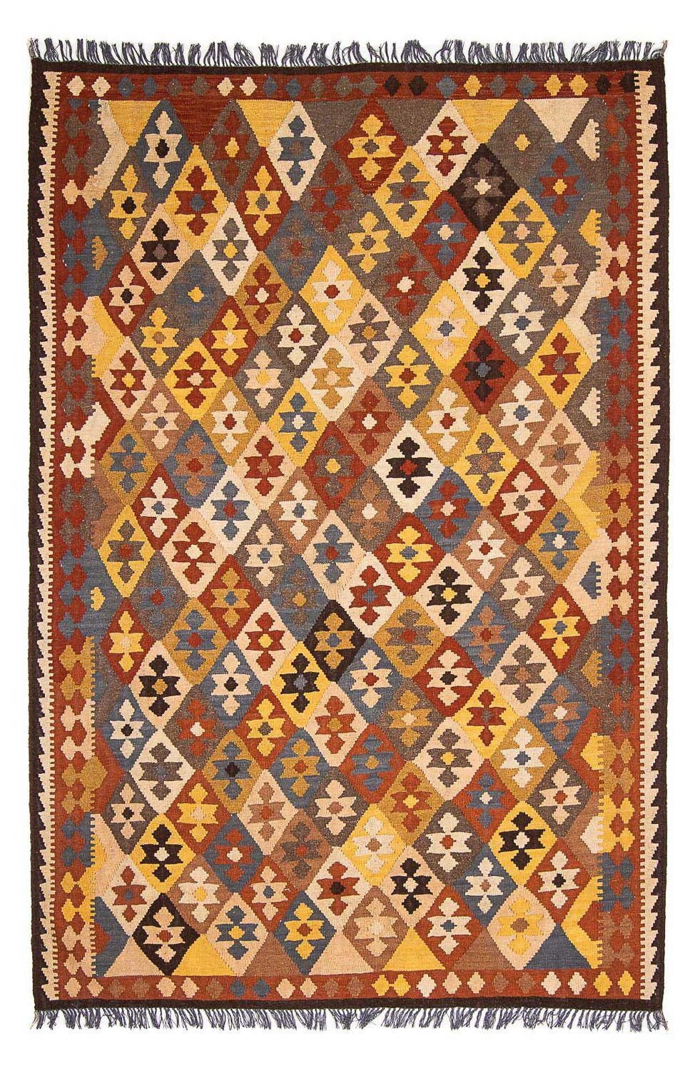 Tappeto Kelim - Splash - 290 x 203 cm - multicolore