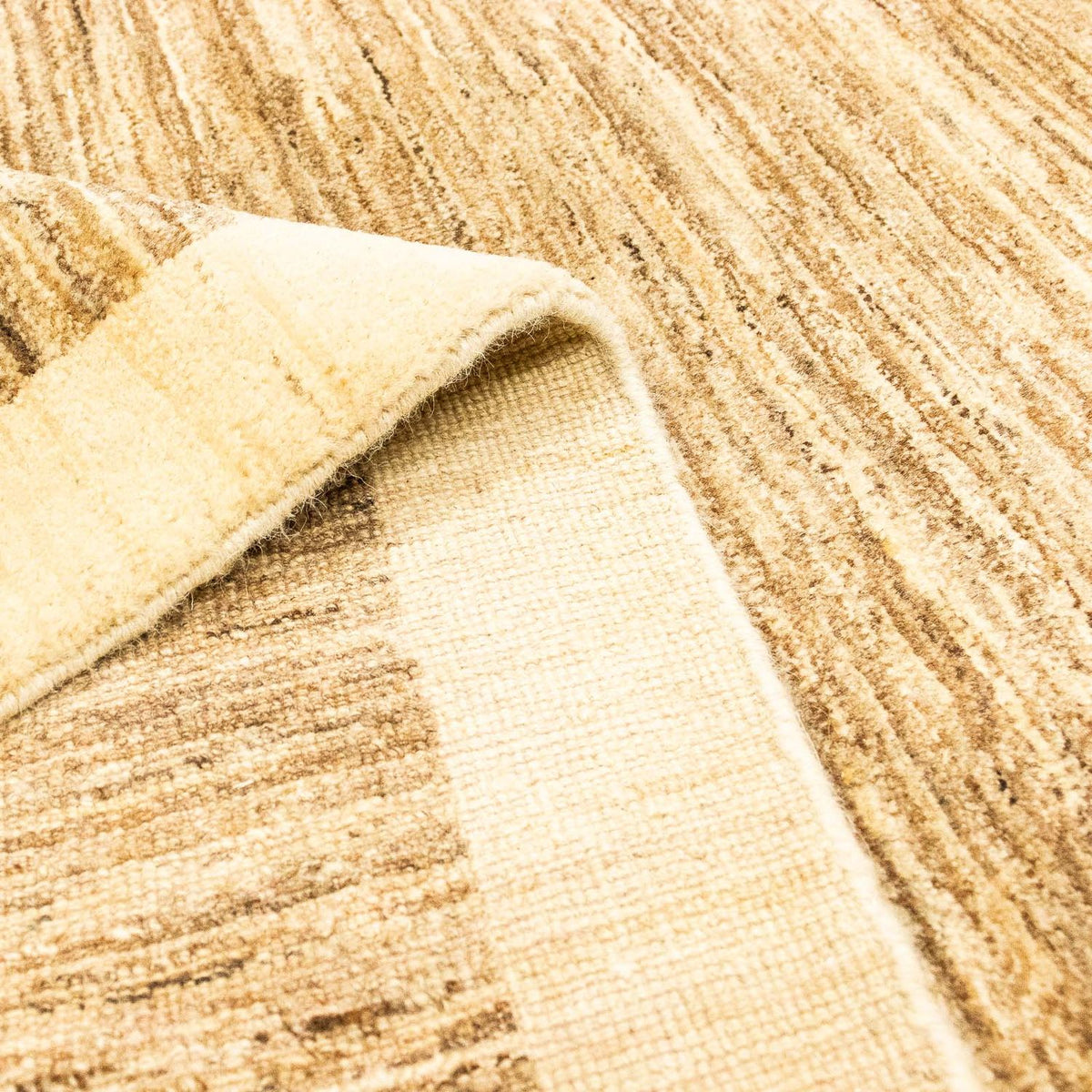 Tappeto Gabbeh - Indus - 169 x 99 cm - marrone chiaro