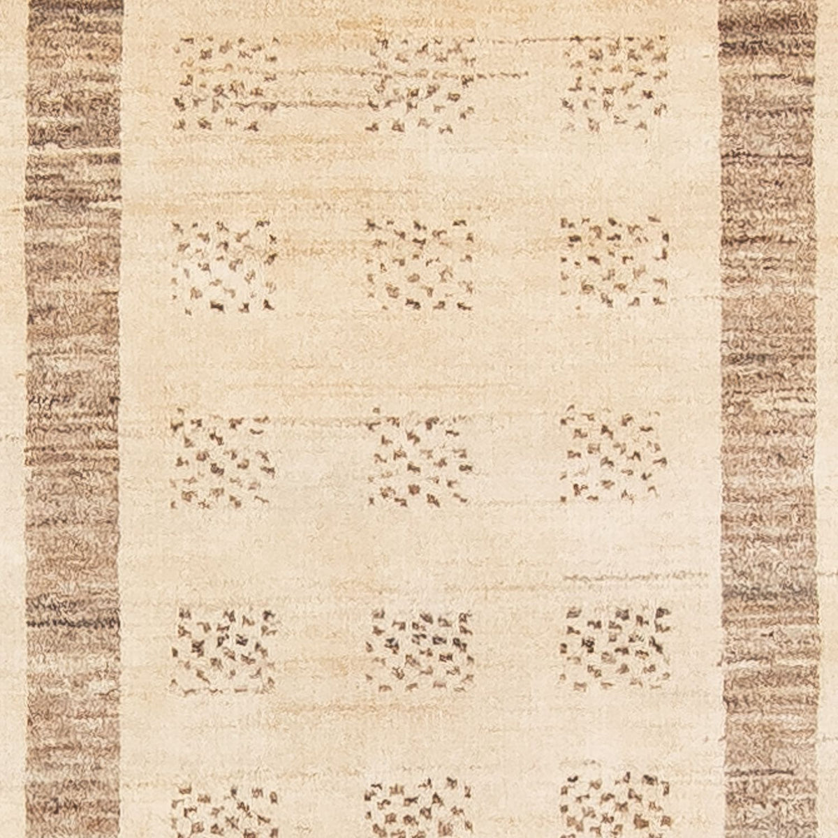 Tappeto corsia Tappeto Gabbeh - Loribaft Persero - 295 x 79 cm - beige