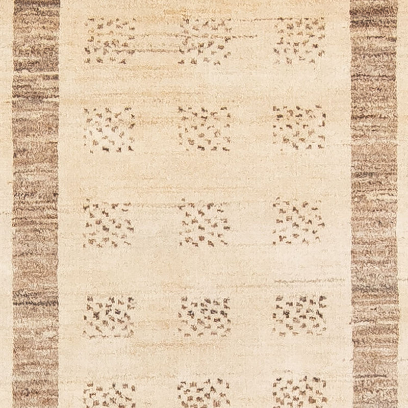 Tappeto corsia Tappeto Gabbeh - Loribaft Persero - 295 x 79 cm - beige