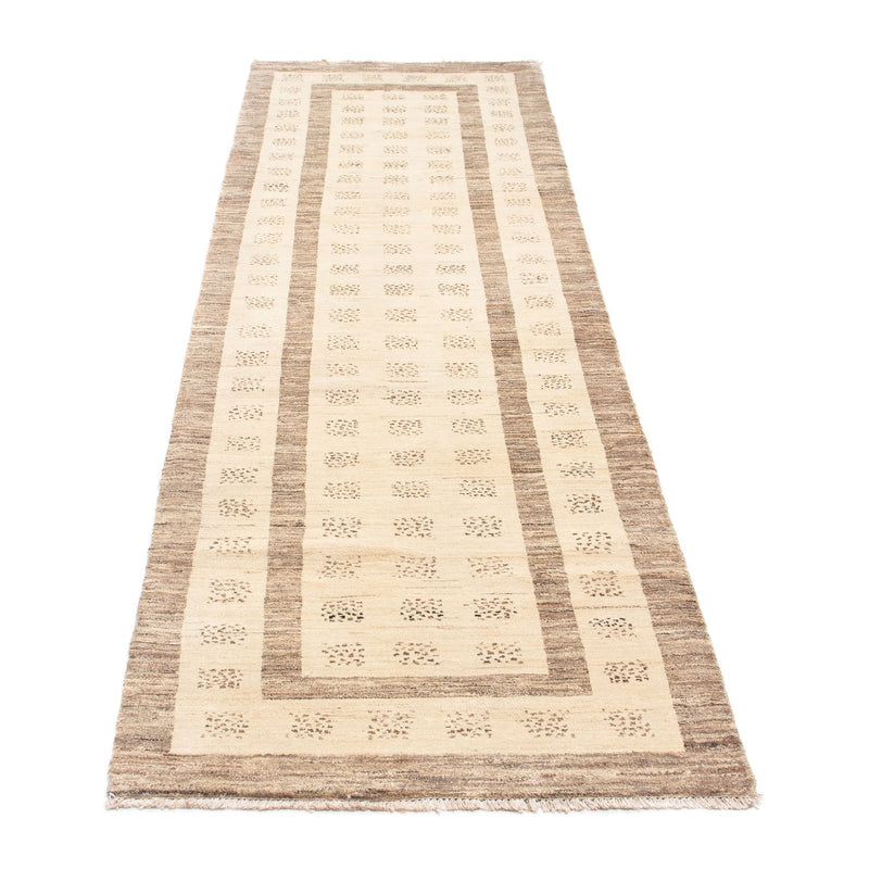 Tappeto corsia Tappeto Gabbeh - Loribaft Persero - 295 x 79 cm - beige