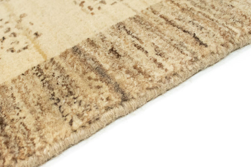 Tappeto corsia Tappeto Gabbeh - Indus - 295 x 79 cm - beige