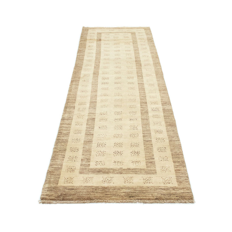 Tappeto corsia Tappeto Gabbeh - Indus - 295 x 79 cm - beige