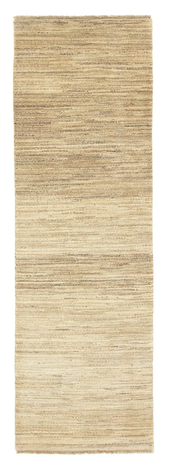 Tappeto corsia Tappeto Gabbeh - Indus - 254 x 78 cm - beige