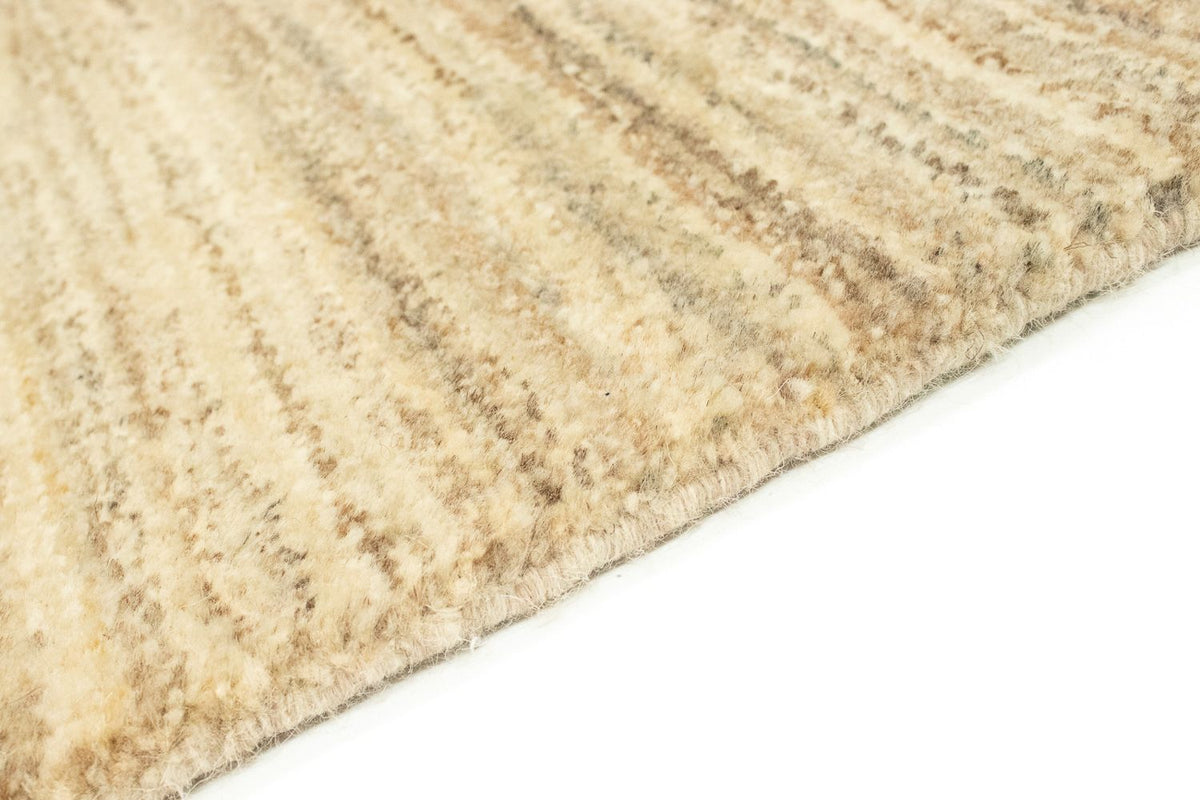 Tappeto corsia Tappeto Gabbeh - Indus - 254 x 78 cm - beige