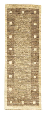 Tappeto corsia Tappeto Gabbeh - Indus - 211 x 75 cm - beige