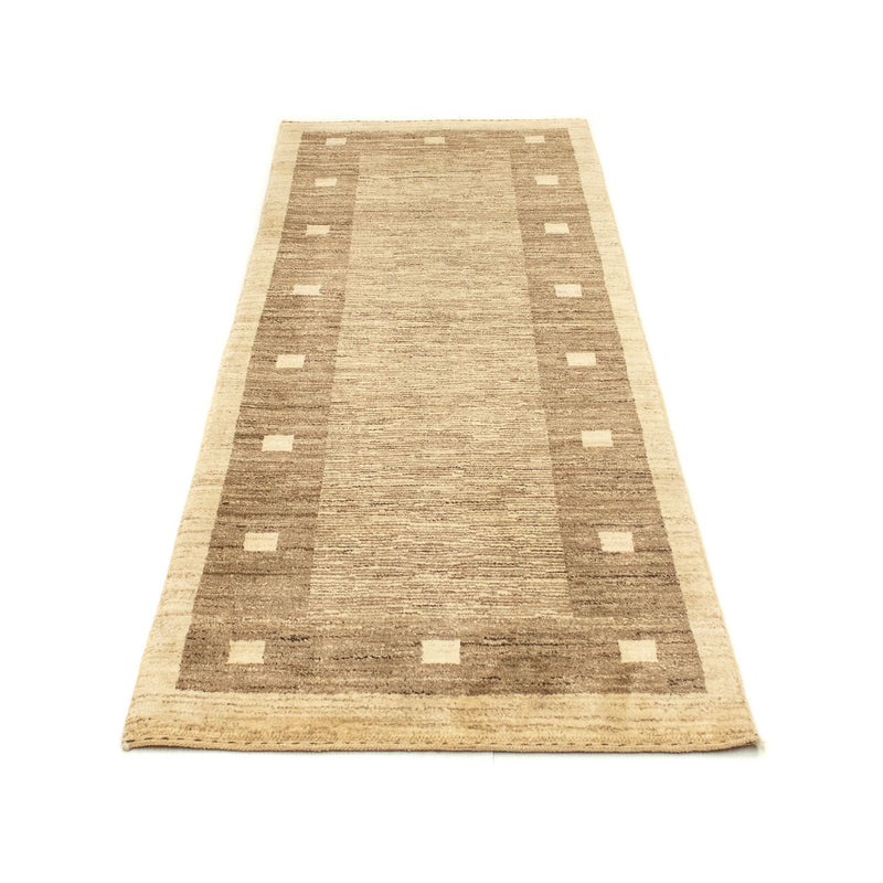 Tappeto corsia Tappeto Gabbeh - Indus - 211 x 75 cm - beige