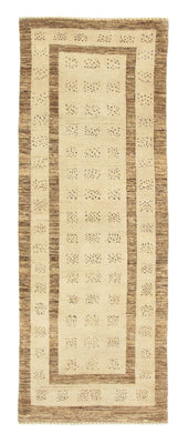 Tappeto corsia Tappeto Gabbeh - Indus - 212 x 78 cm - beige