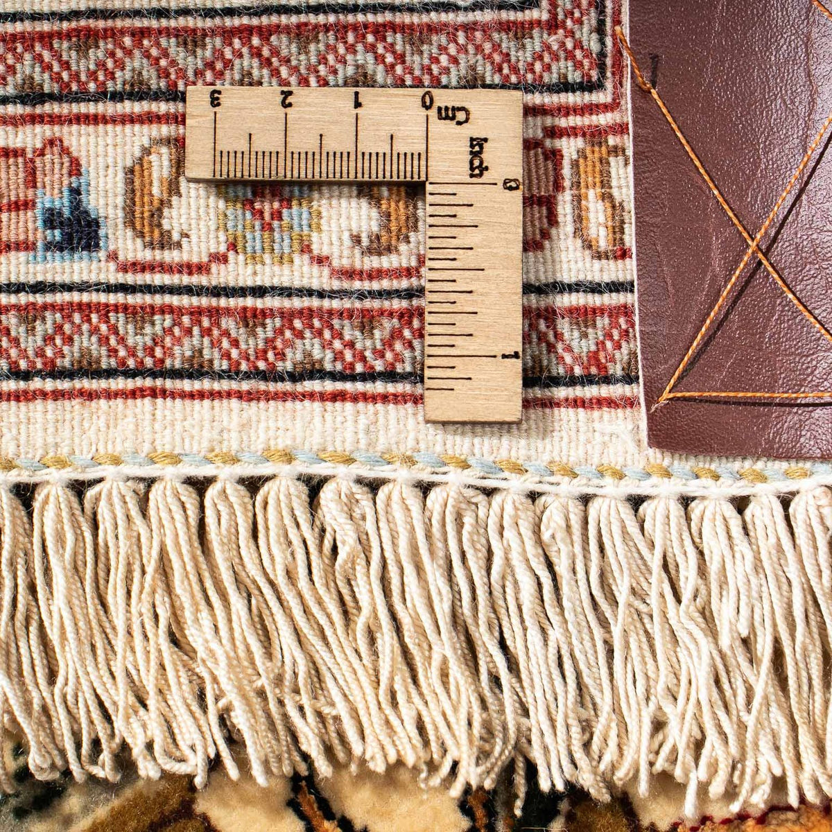 Tappeto Persero - Ghom - 209 x 136 cm - marrone chiaro